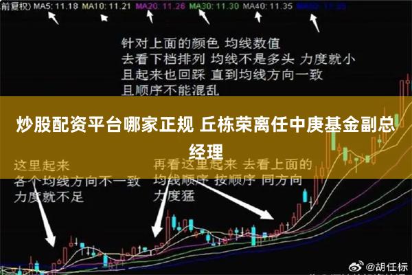 炒股配资平台哪家正规 丘栋荣离任中庚基金副总经理