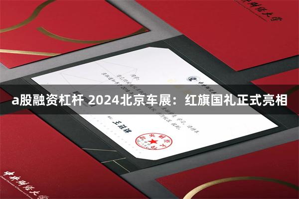 a股融资杠杆 2024北京车展：红旗国礼正式亮相