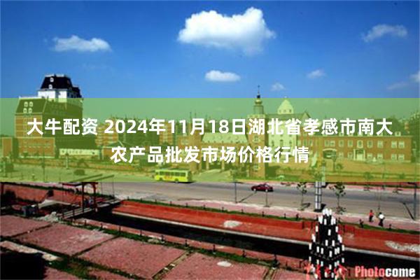 大牛配资 2024年11月18日湖北省孝感市南大农产品批发市场价格行情